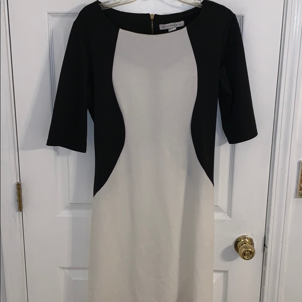 Black and white dress